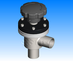 HTC 手動(dòng)無(wú)氧銅角閥美有軟管閥門——真空連接件計(jì)