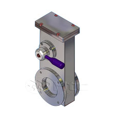 HTC 小型ISO法蘭手動高真空閘閥-真空連接件(無軟管系列)計